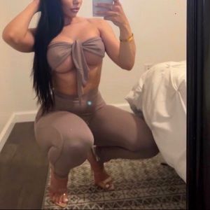 Naked Wardrobe 2 piece Knot on my top set